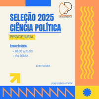 Lançado edital de seleção para o mestrado em Ciência Política