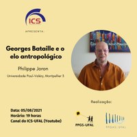 Philippe Joron, professor e pesquisador de sociologia de Montpellier faz conferência na UFAL nesta semana