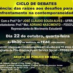Sociólogo da UFRRJ palestra sobre Violência